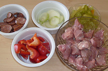 připravené ingredience