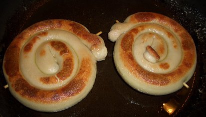 Vinna klobasa se zelenou petrzeli