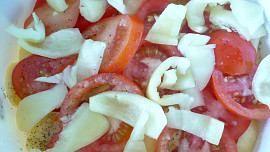 Vrstvená rybí polévka