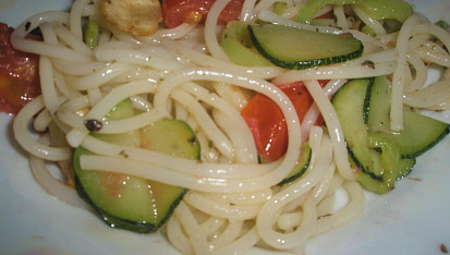 Zeleninové špagety.