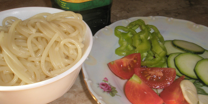 Zeleninové špagety.