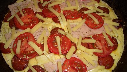 Blesková pizza na pánvi