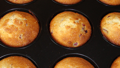 Borůvkové muffiny
