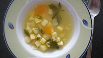 Bramborová polévka se zeleninou