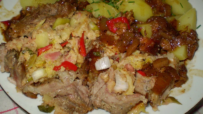 Bůček plněný zdravou nádivkou, Bůček plněný zdravou nádivkou