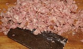 Domácí flíčky s uzenou krkovicí (maso drobně nasekáme)