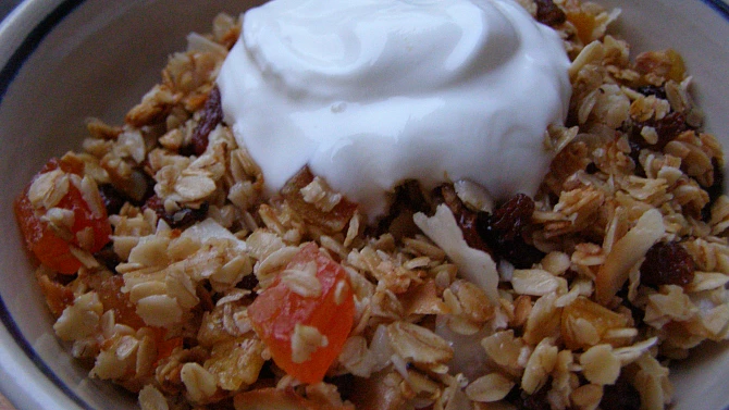 Domácí zapékané müsli