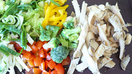 Hlíva ústřičná v čínském karamelu