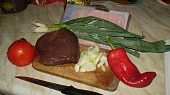 Játra se zakysankou, ingredience...