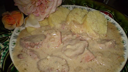 Jazyk na smetaně s nivou, Jazyk na smetaně s nivou