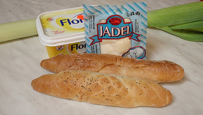 Jednohubky s jadelem a pórkem
