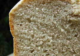 Jemný chléb bez vážení