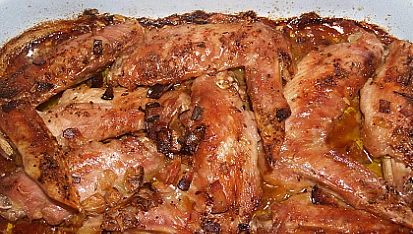 Krůtí křidélka pečená, krůtí křídla pečená