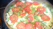 Letní omeleta s cuketami a kuřecím masem