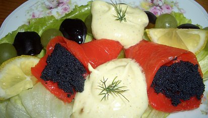Lososový předkrm