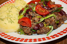 Mleté maso v pórku