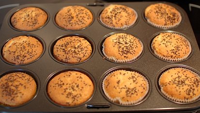 Muffiny s banánkem v čokoládě