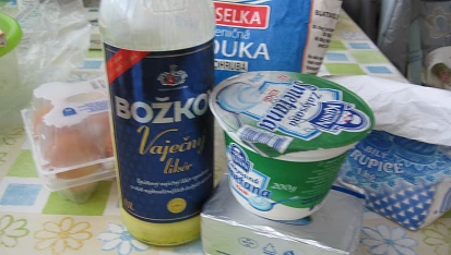 Muffiny s vaječným likérem
