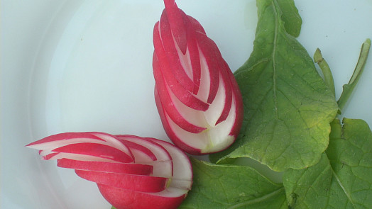 Ozdoby z ředkvičky