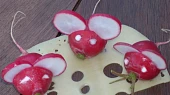 Ozdoby z ředkvičky, Myšky z ředkvičky