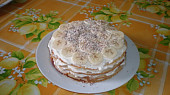 Palačinkový dort s banánem