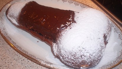 Perník s piškoty, v pěkné formičce:)