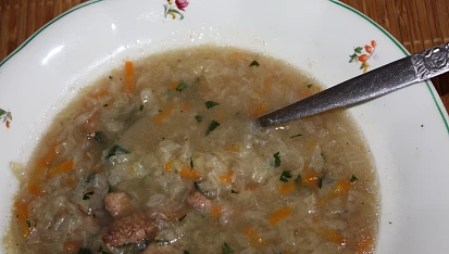 Polévka z čínského zelí, Polévka z čínského zelí