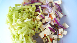 Pórkový salát s tofu