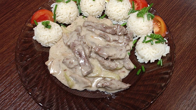 Roštěná stroganoff, Dobrou chuť