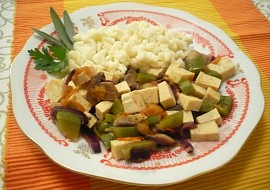 Tofu na zelenině