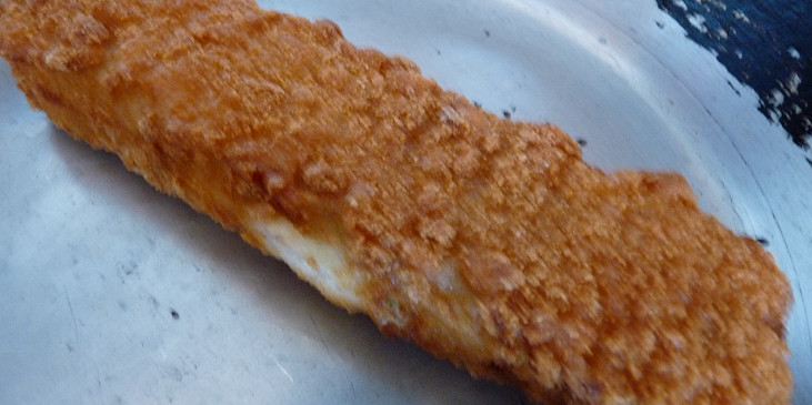 Treska s česnekovým zábalem (rybička)