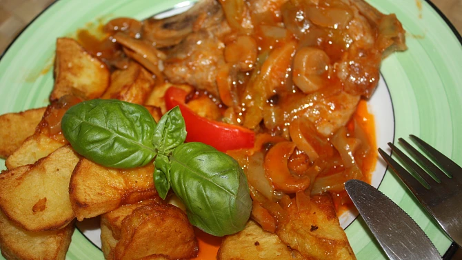 Vepřové kotlety alla Napolitana, Vepřové kotletu alla Napolitana