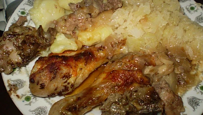Vepřovo-kuřecí paličky