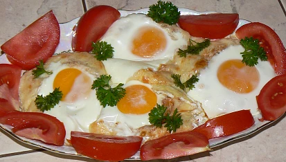 Zapečená "Hermelínová sluníčka"