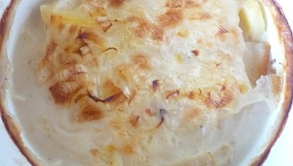 Zapečené brambory s droždím