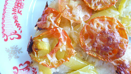 Zapečené květákové pyré