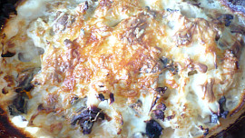 Zapečený květák se žampionama