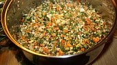 Zelenina na zimu, ...restování zeleniny...