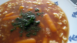 Zimní mrkvová polévka