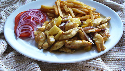 Amálčino tajemství, s kuřecím masem