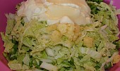 Bílý salát z čínského zelí s česnekem (Všechny ingredience)