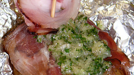 Brambory s petrželkovým dipem