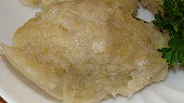 Chlupaté knedlíky ze syrových a vařených brambor - podrobně, Detail