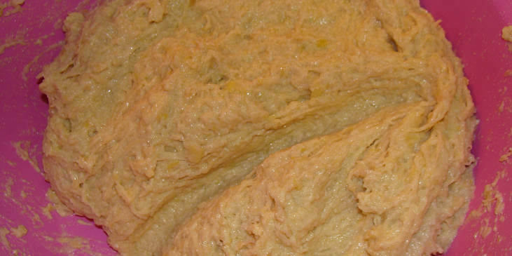 Chlupaté knedlíky ze syrových a vařených brambor - podrobně (Hustota těsta)