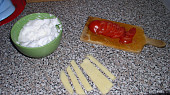 Cuketa s rýží, ušlehaný sníh,rajčata na kolečka,plátkový sýr na proužky na ozdobu