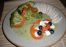 Cuketové pyré s brokolicí a vejcem / dietni