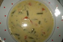 Fazolkovo-smetanová polévka