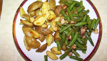 Fazolky na slanině
