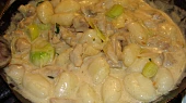 Gnocchi s kuřecím masem a zakysanou smetanou, Propojování chutí