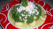 Gnocchi se sýrovým špenátem